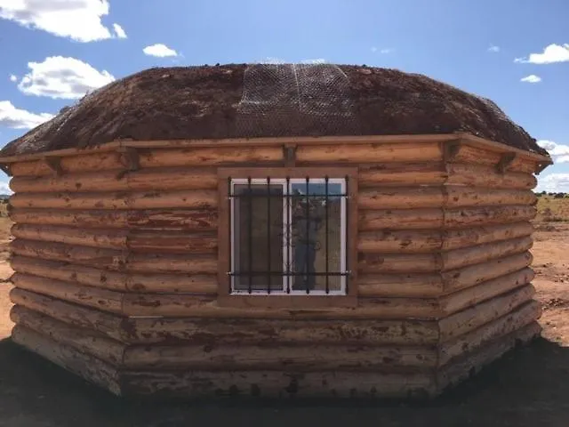 Lodge Traditional Navajo Hogan